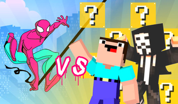 Nubik vs Spider: Lucky Blocks