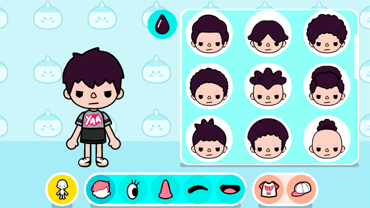 Toca Boca Character Outfit Sticker