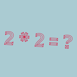 two multiply two equals?
