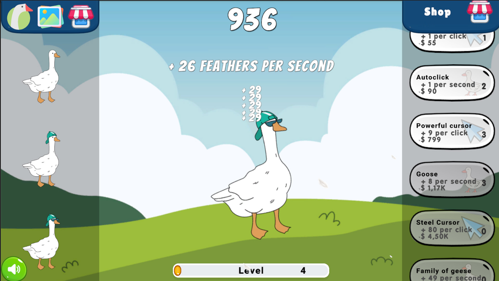 Goose clicker: Play Online For Free On Playhop