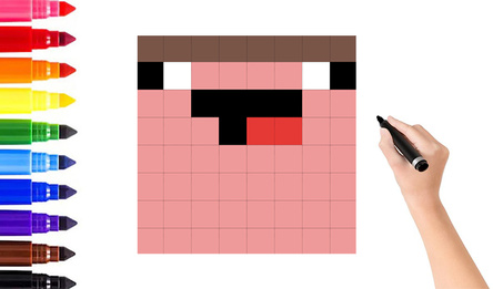 Размалёўка Нубік і Пра