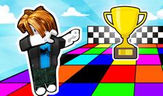 Цветная гонка Обби