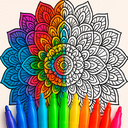 Раскраска Антристресс для взрослых АСМР