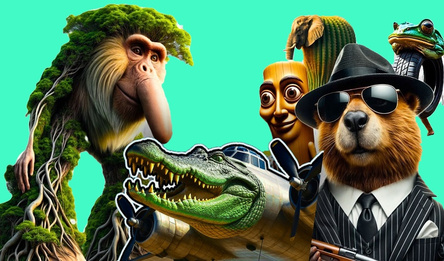 Итальянские Животные Слияние Бомбардиро Крокодило