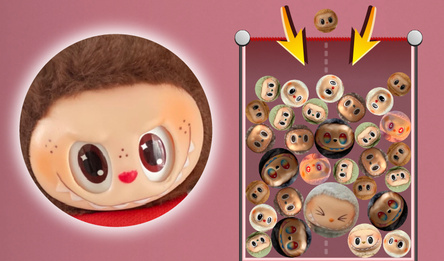 Соединяй Лабубу. Дойди до последнего!