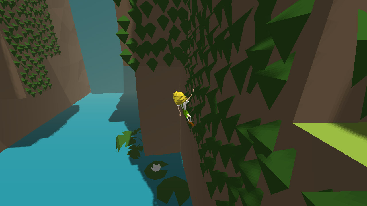 Девушка гуляет по горам