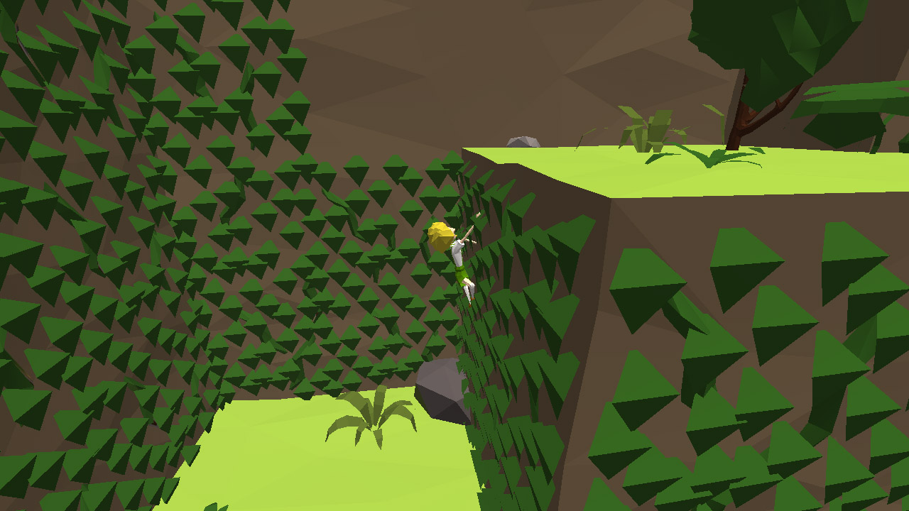 Девушка гуляет по горам