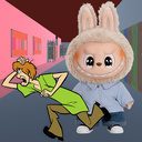 "Побег от Лабубу по Школе"