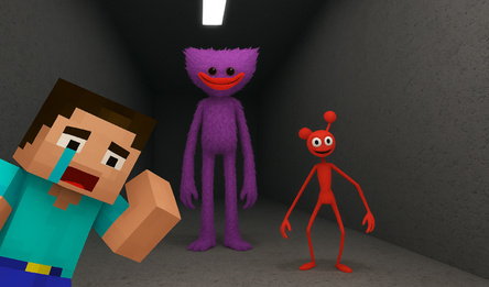 Нубик против монстров