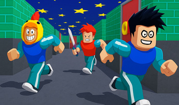 Hide N Seek Survival - Squid Game Keys and Knives