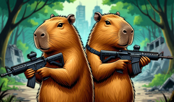 Капибары с пушками 2. Игра на двоих