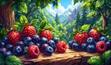 Соединяй дикие ягоды