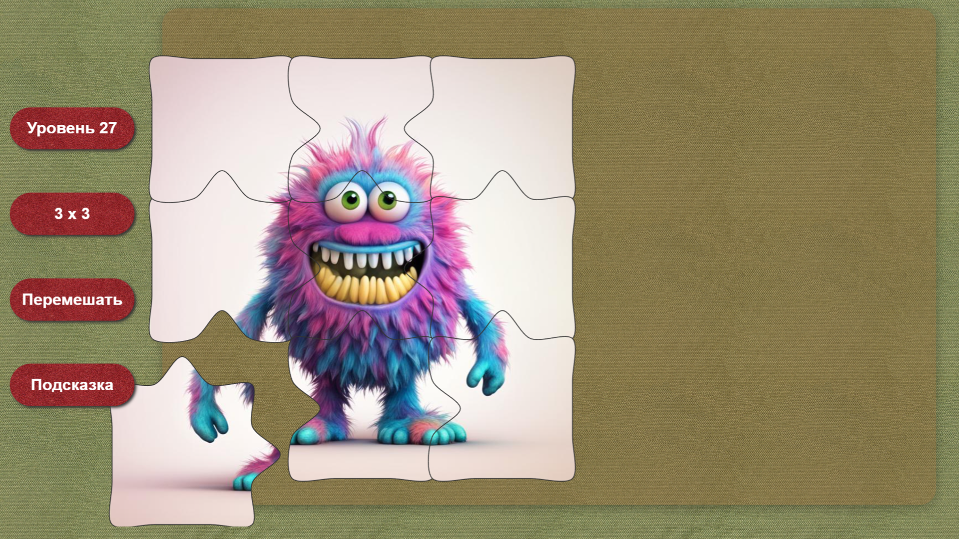 Паззлы с монстрами