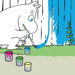 Moomin Colouring Book