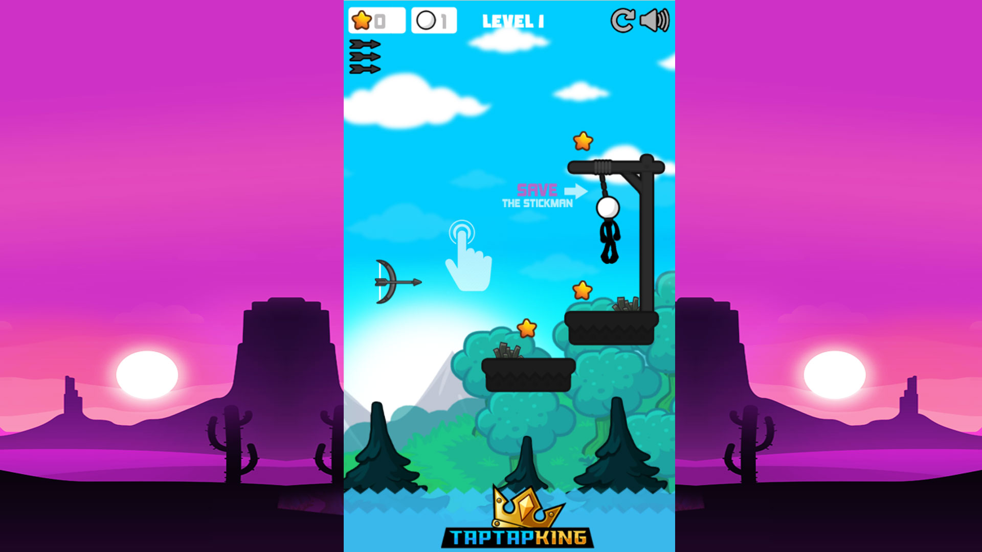 Stickman Archer Adventure — play online for free on Yandex Games