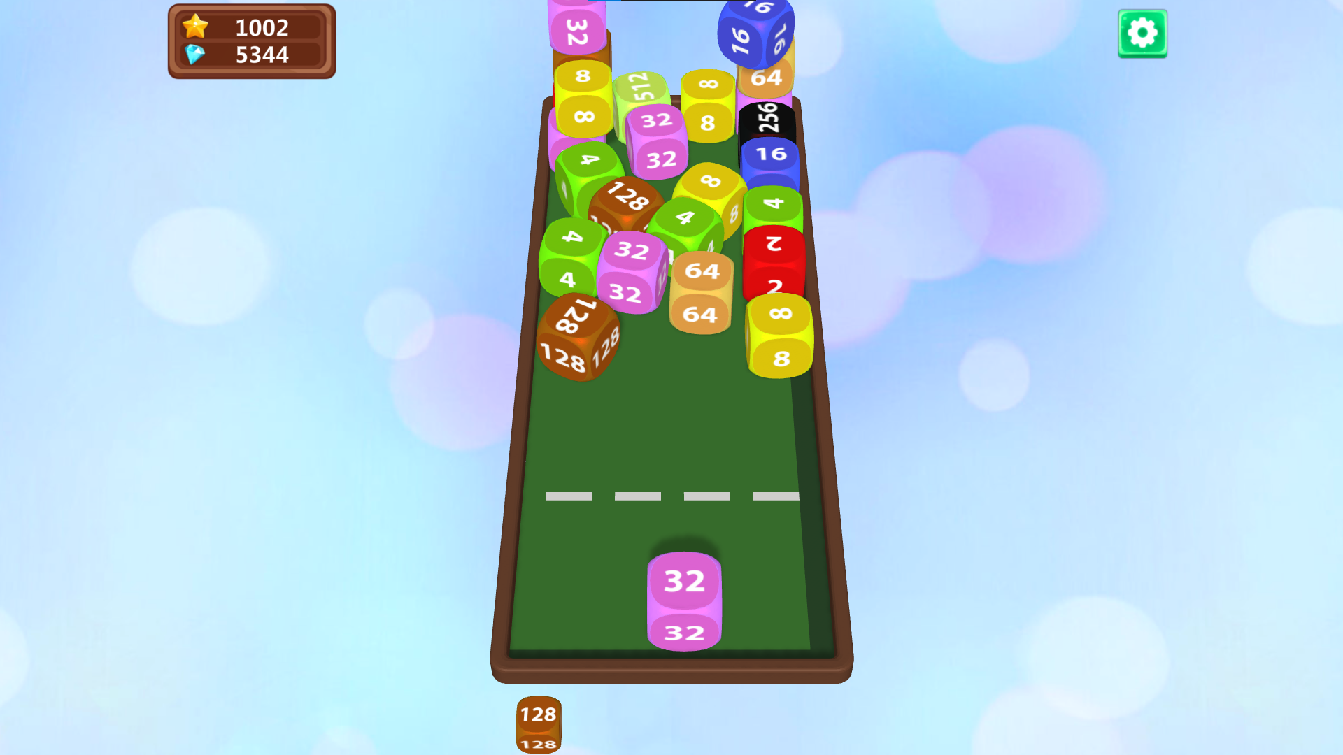 DICES 2048 3D jogo online no