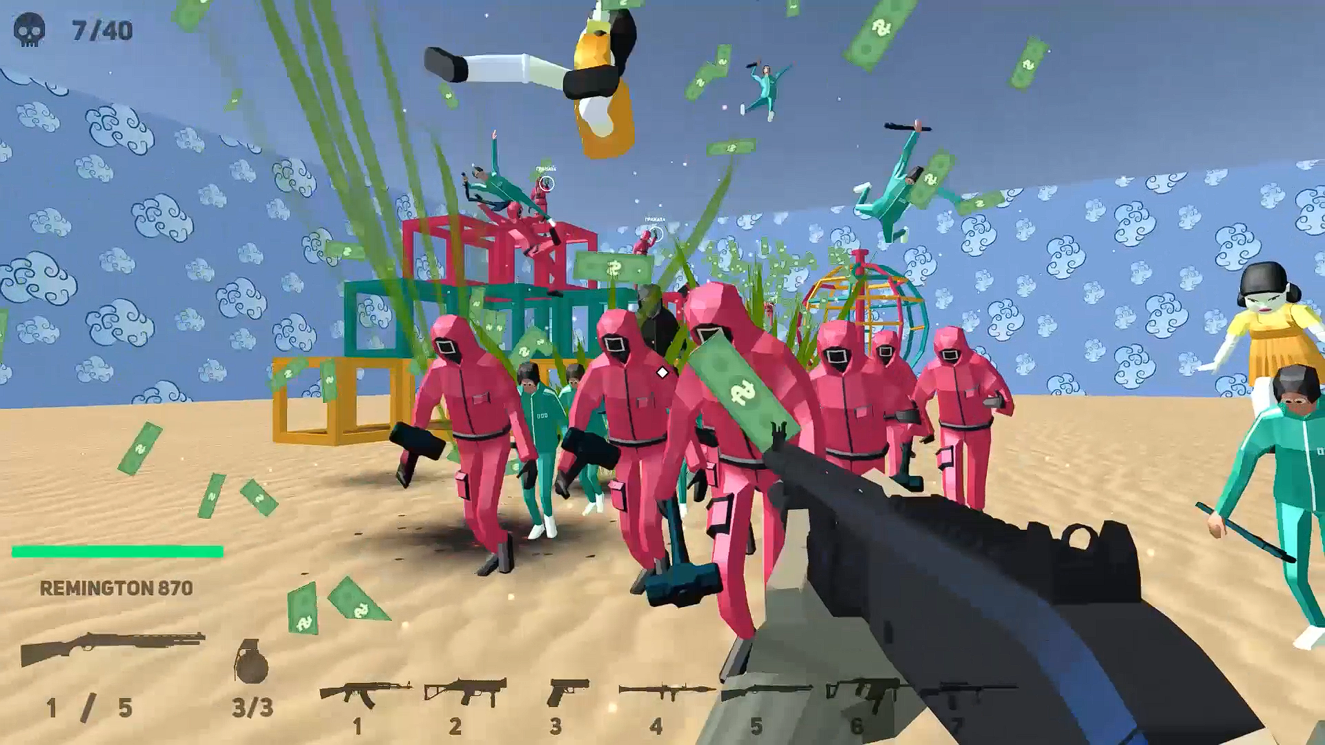 Squid Shooter — play online for free on Yandex Games