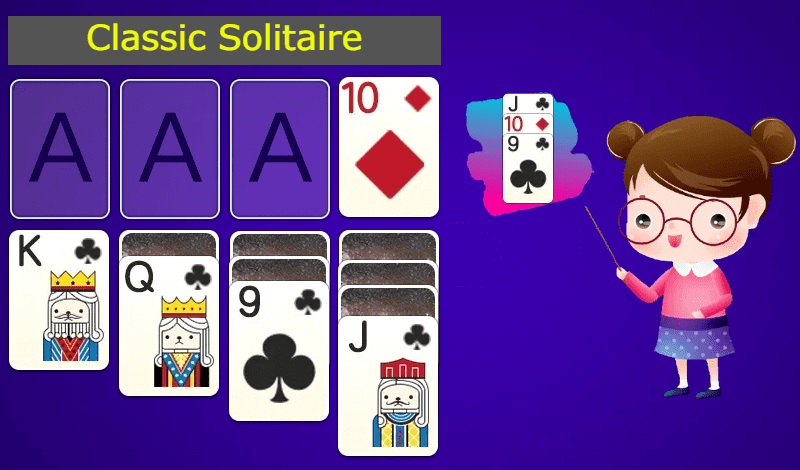 Classic Solitaire 🕹️ Jogue no CrazyGames