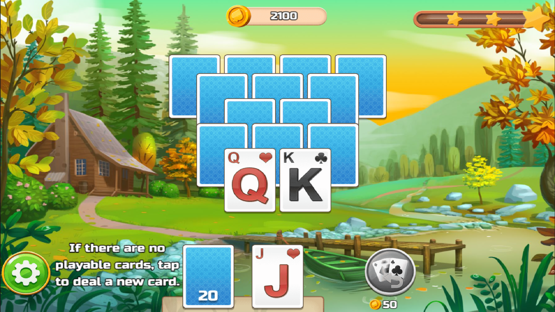 Solitaire Story Tripeaks — play online free on Yandex Games