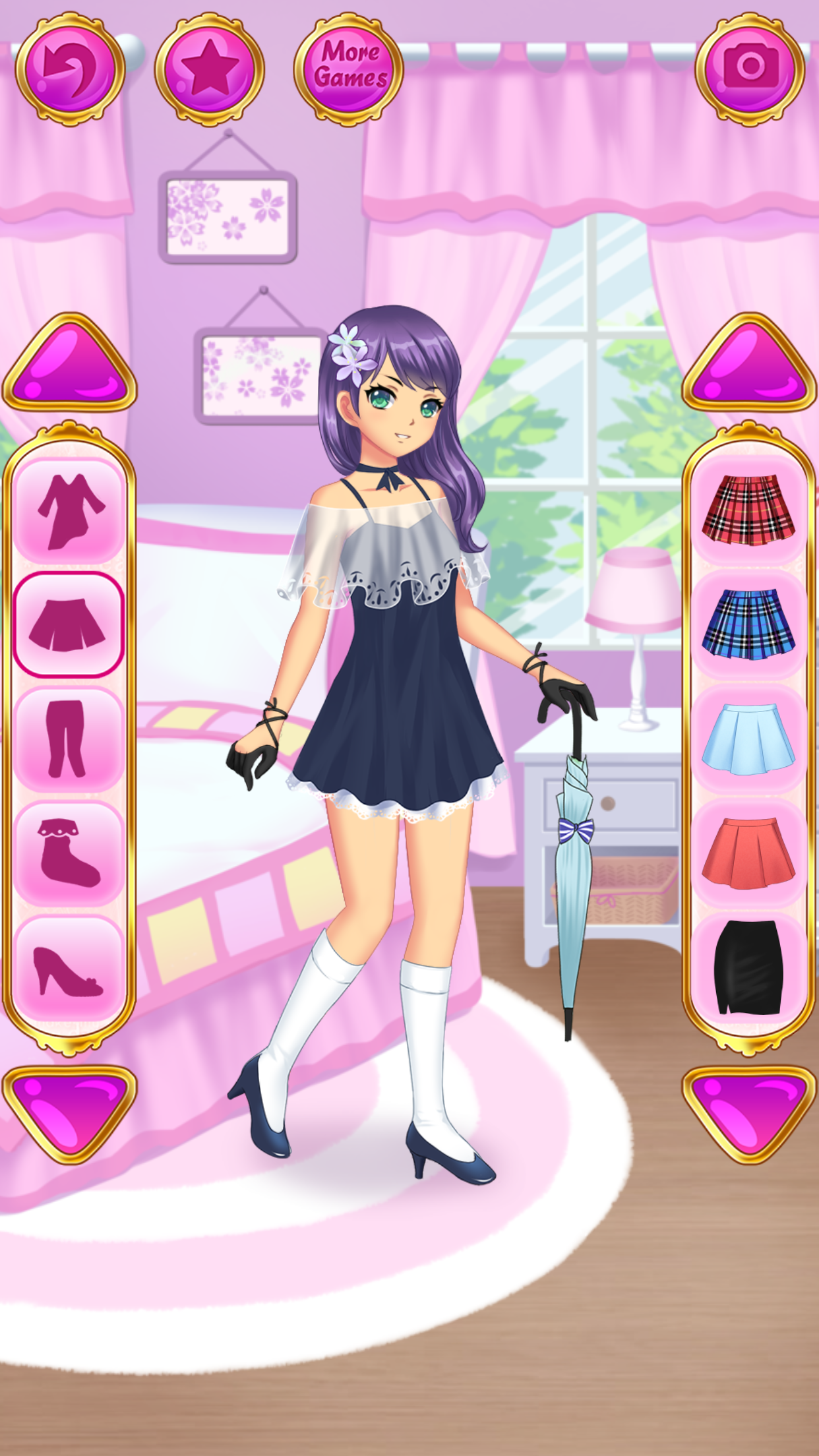 School Anime Dress Up — play online for free on Yandex Games