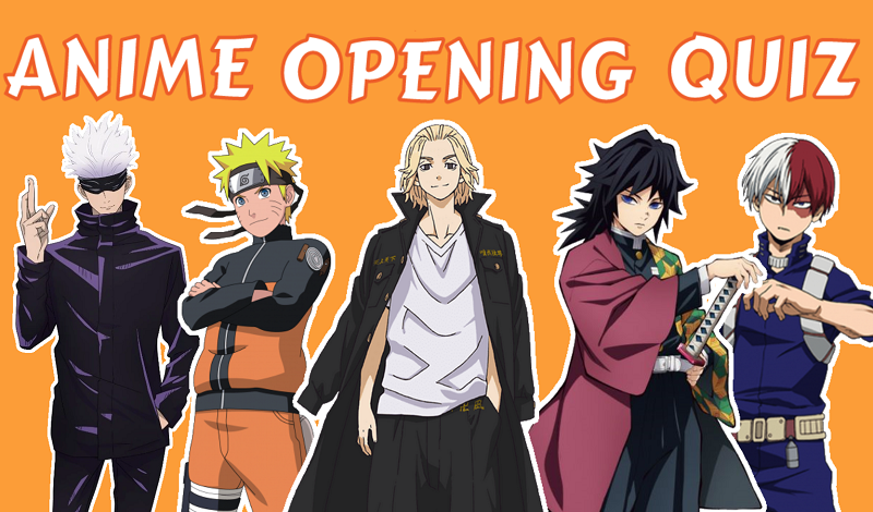 ❓ #ANIME OPENING QUIZ 🎶 - Niveau facile ! Partager votre score en com