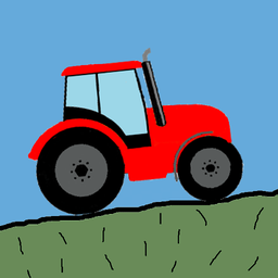 Red tractor's escape