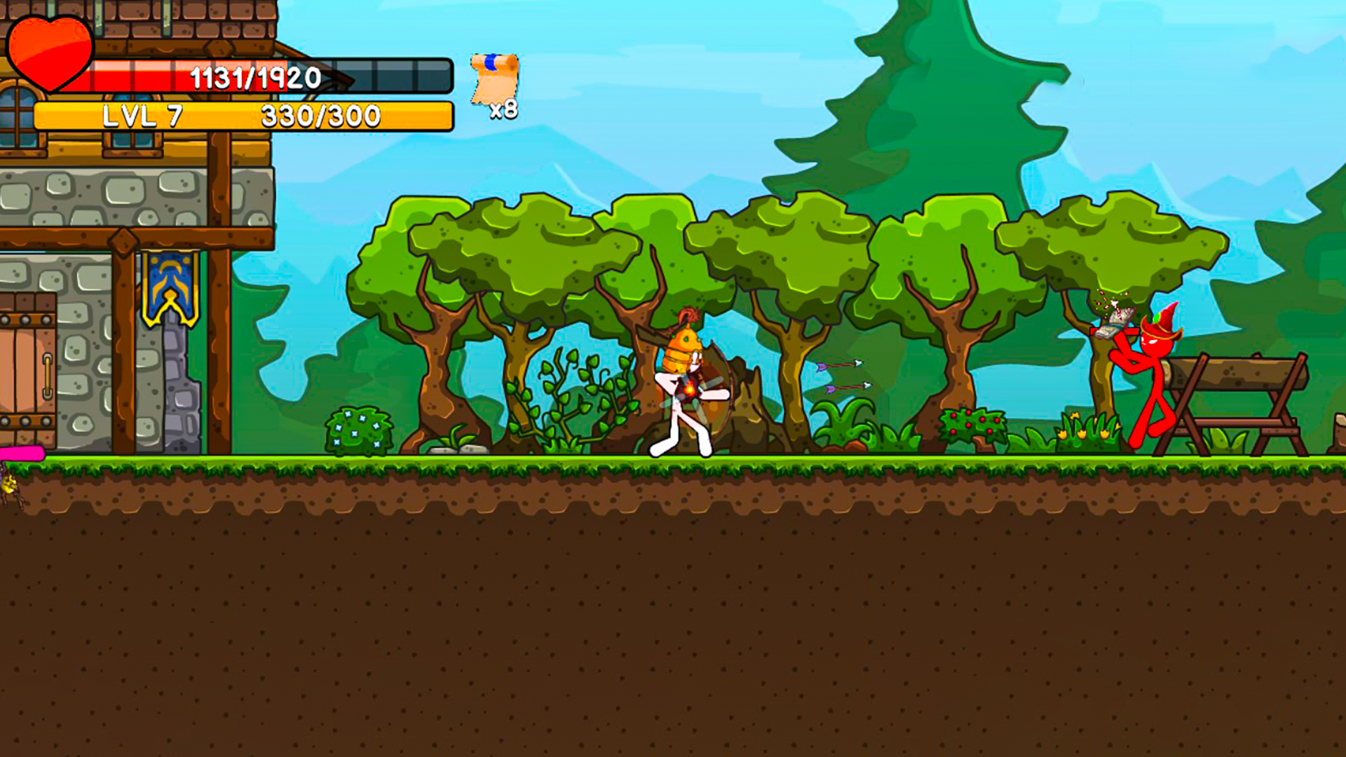 Stickman Archero Fight - Click Jogos