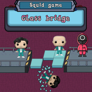 Squid game - glass bridge