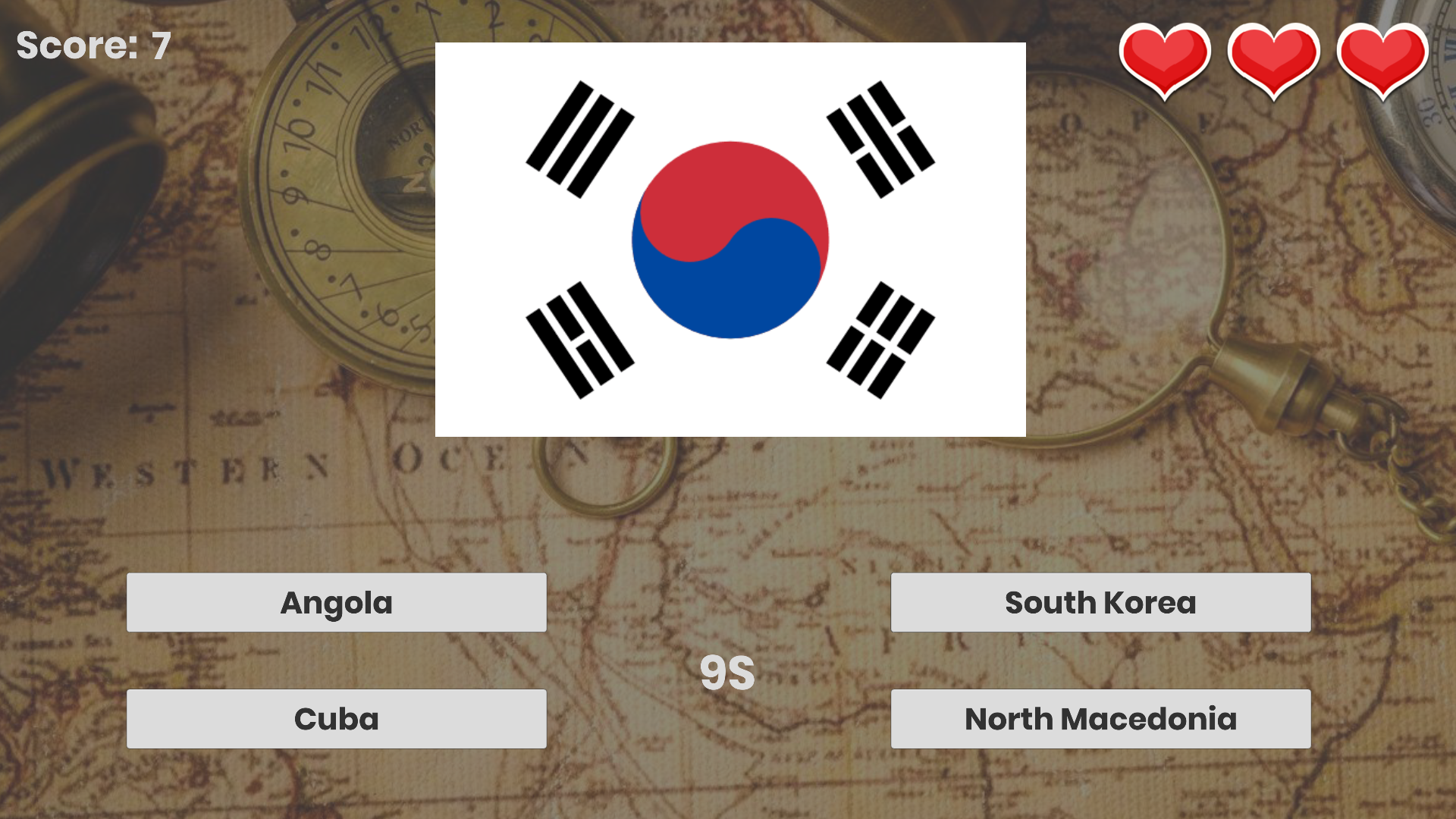 Game of Flags Quiz — play online for free on Yandex Games