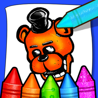 Coloring FNAF Together