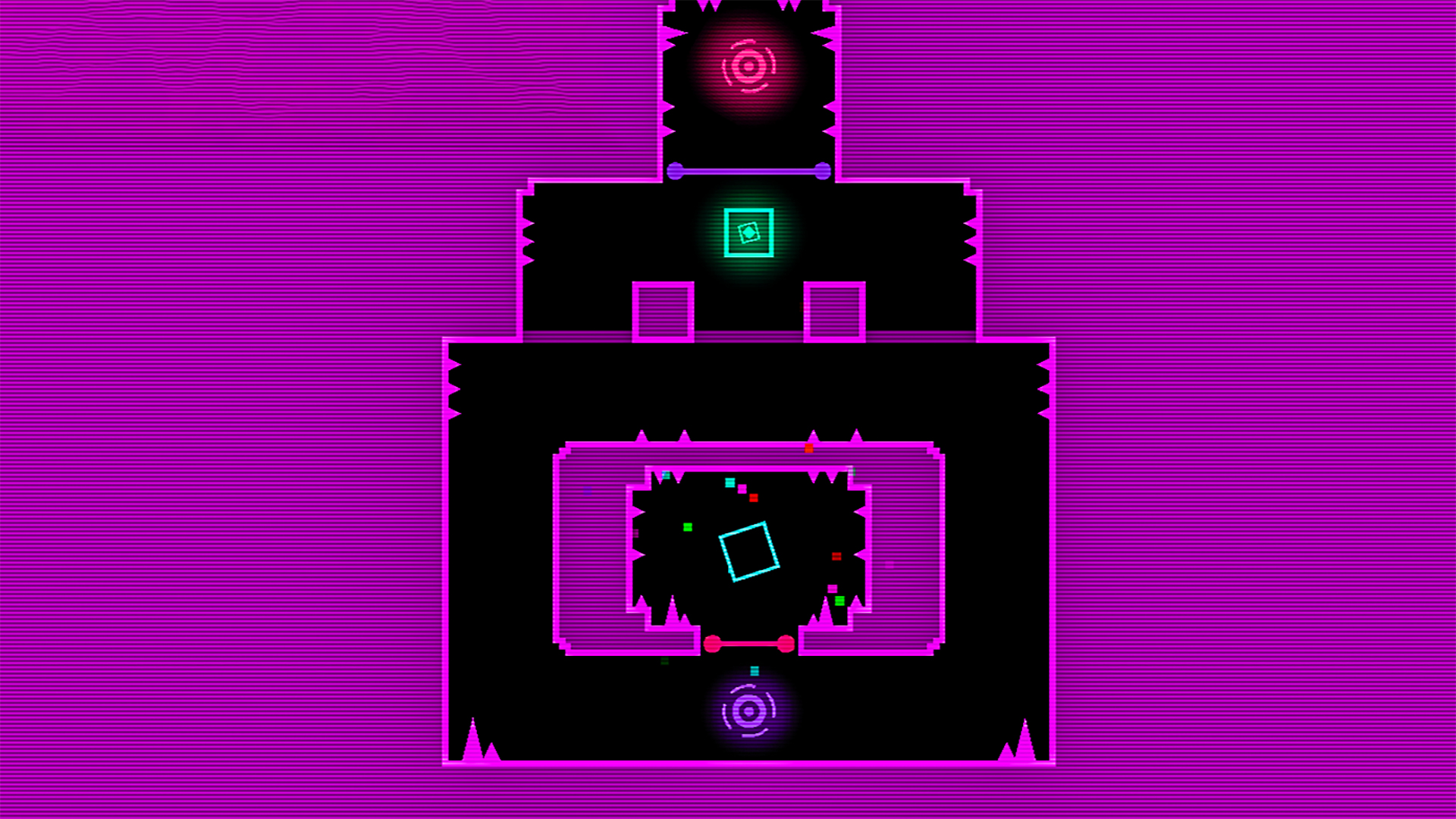 Neon block - Run, jump! — play online for free on Yandex Games