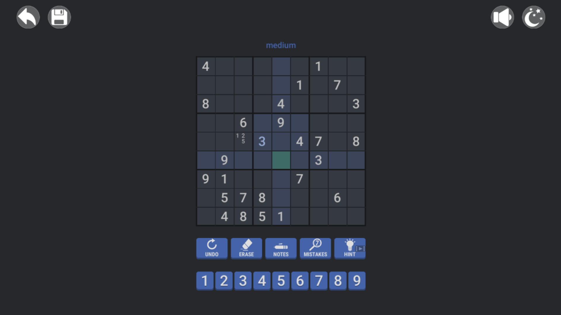 Sudoku online — play online for free on Yandex Games