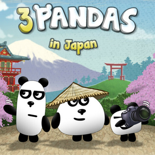 3 Pandas in Japan