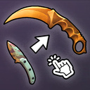 Нажы Standoff 2 сімулятар скінаў