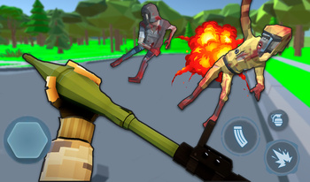 Zombie shooter. Destroy them all!