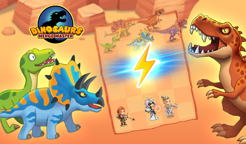 Dinosaurs Merge Master - Free Play & No Download