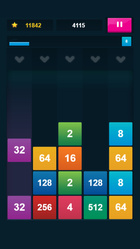 2048: X2 MERGE BLOCKS jogo online gratuito em