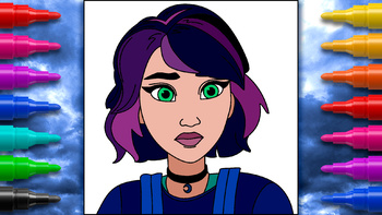 Раскраски: Школа Магии (от Girls Games Puzzles) - играть онлайн ...