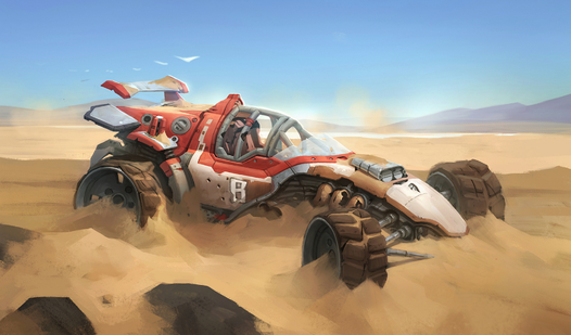 Huggy Waggy Racing In The Desert - play online for free on Yandex Games