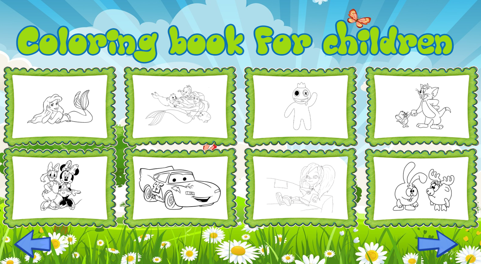 Garden of Banban - Coloring book for kids — Jogue online gratuitamente em  Yandex Games