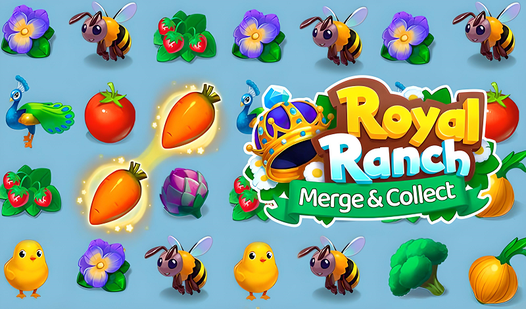 Royal Ranch Merge & Collect - Jogos de Raciocínio - 1001 Jogos