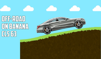 Off-road on Banana cls 63