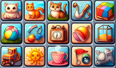 Падающие плитки: три в ряд