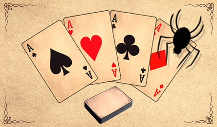 Пасьянс "Паук" традиционный