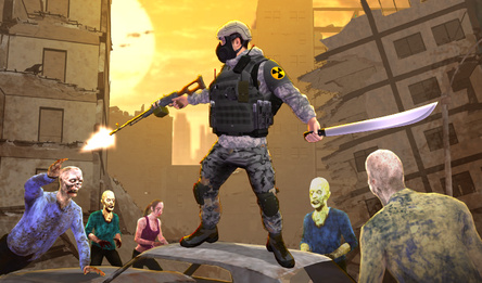 Зона Мутантов: Боец с зомбаками