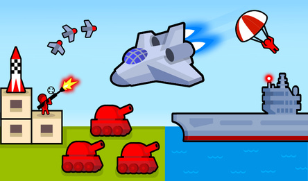 Самолет Бомбардировщик: 2D Авиаудар