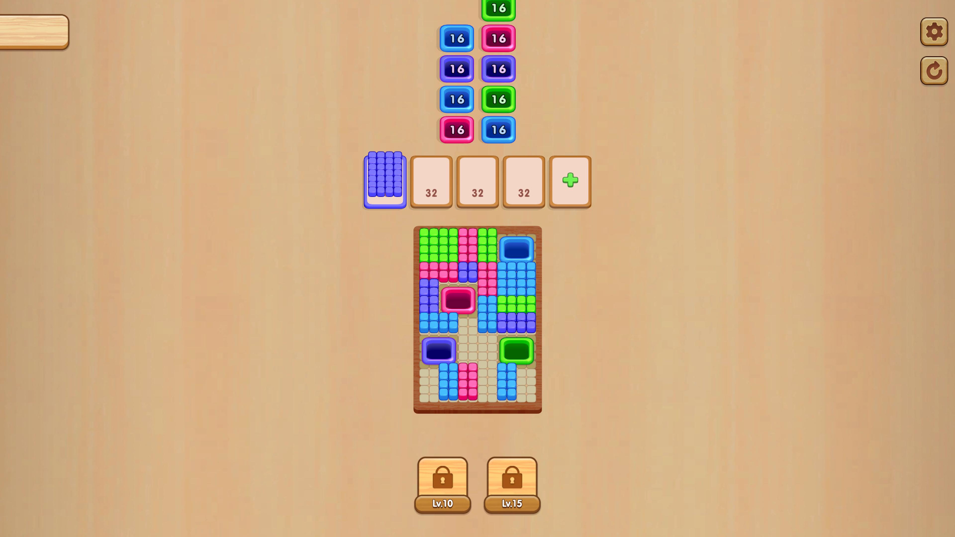 Cube to Hole Puzzle