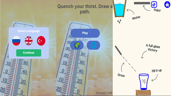 Quench your thirst. Draw a path.