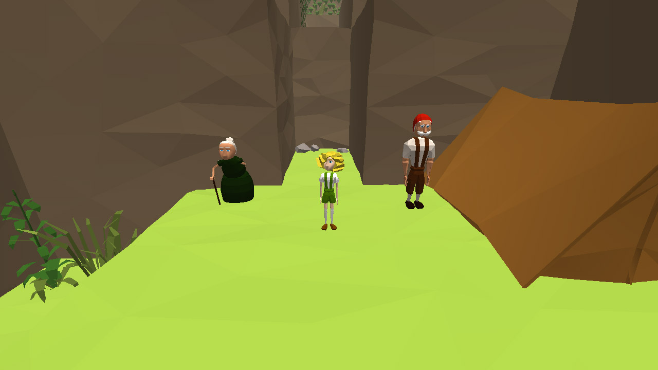 Девушка гуляет по горам