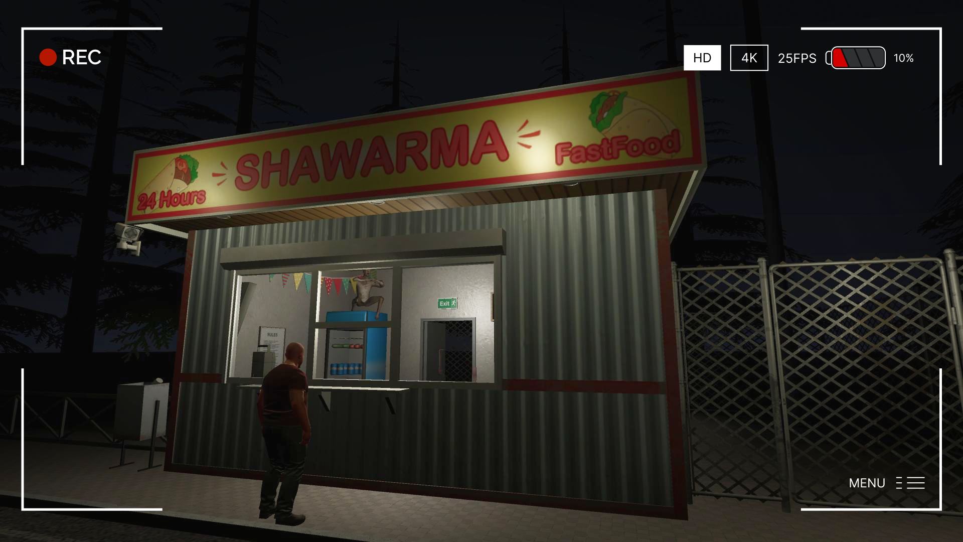Scary Shawarma Kiosk